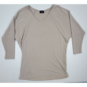 Vici Light‎ Brown Womens Long Sleeve Large Top Shirt Tyche D-6301